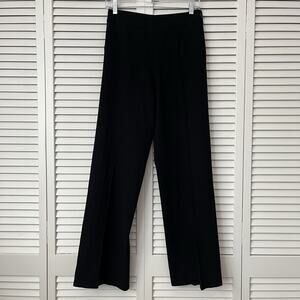 Chanel black pants, vintage 80's straight leg trousers high-rise size IT 36/XS-S